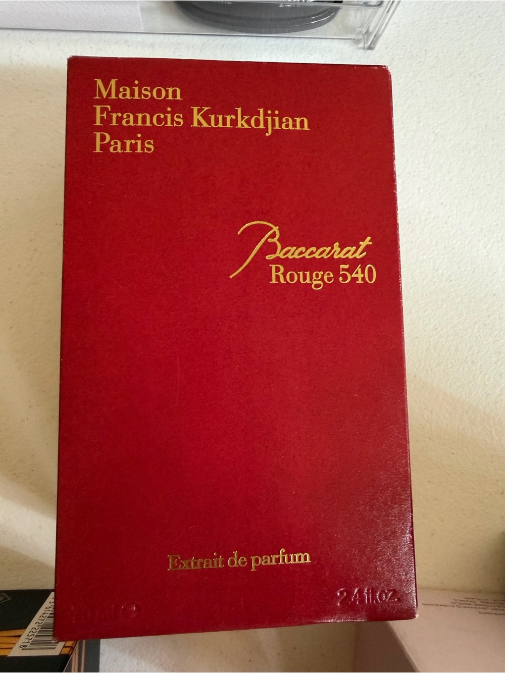 Maison Francis Kurkdjian Grand Soir - Pale Pink & Gold Box